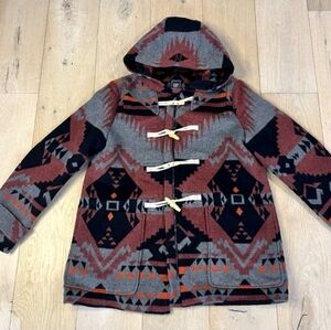 Vintage GAP Aztec Wool Women’s Coat Size Medium